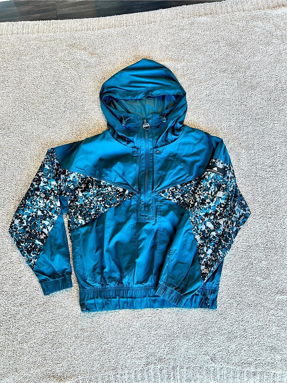 adidas by Stella McCartney Adidas Stellasport Camo Training Jacket Blue & Black